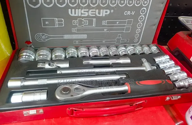 24-Piece 1/2-Inch Drive Metric Socket Wrench Set - 1