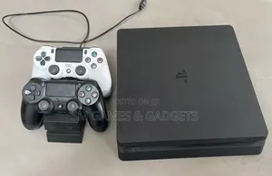 PS4 Slim Console + 2 New Controllers + 10 Games