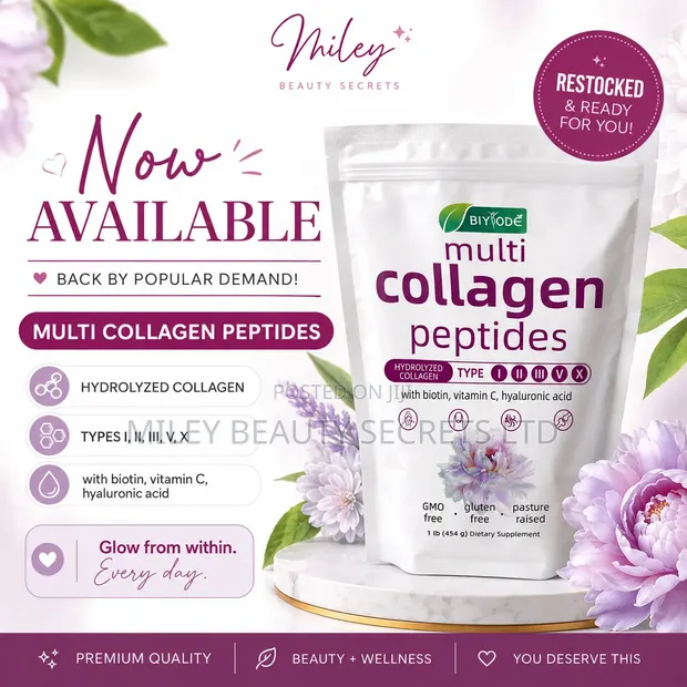 BIYODE Multi Collagen Peptides Powder - 1
