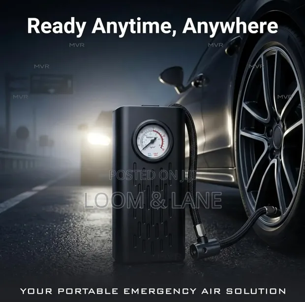 Cordless Air Pump for Car & Bike Tyres - 1