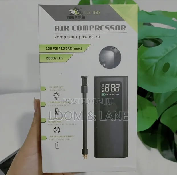 LLZ-668 Portable Cordless Air Compressor & Tyre Inflator - 1