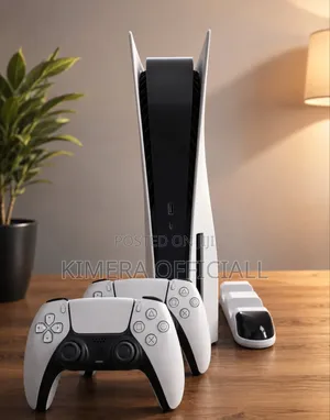 UK Used PlayStation 5 Standard Disc Edition with 2 Controllers & Games