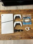 PS5 Slim Digital (1TB) + 2 DualSense Controllers + 2 Games - 2