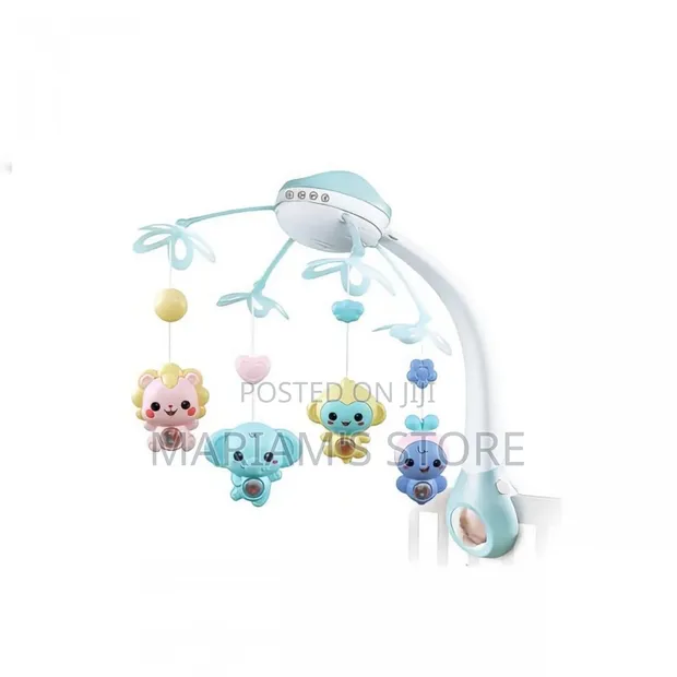 Baby Crib/Cot Mobile with Projection and Music - 1
