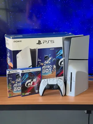 Brand New Sony PS5 Slim Disc Edition Console Bundle + 3 Games