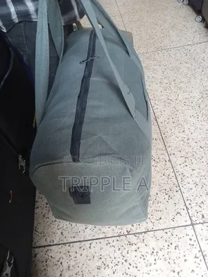 Green Canvas Travel Bag