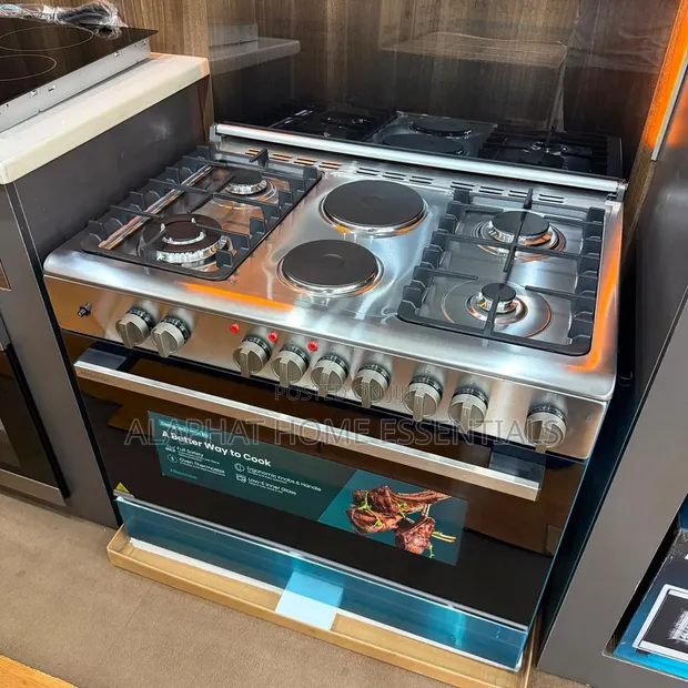Hisense 90x60cm Gas and Electric Cooker - 1