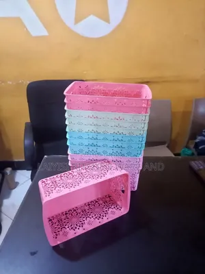 12-Piece Small Plastic Storage Baskets