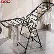Heavy-Duty Multi-Tier Stainless Steel Clothes Drying Rack - 2