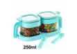 Dual Spice and Condiment Dispenser Set with Serving Tray - 1