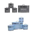 Retro Kitchen Storage Canister Set (4-Piece) - Multicolor - 1
