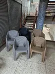 Mid Sofa Plastic Chairs - 2