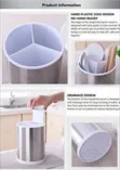Modern Stainless Steel Kitchen Utensil and Chopstick Holder - 1