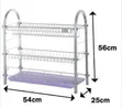 2-Tier Dish Drying Rack with Drainboard - 1