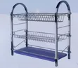 2-Tier Dish Drying Rack with Drainboard - 2