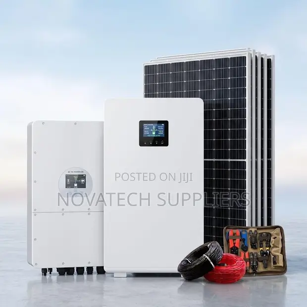 15KWH Solar System with 12KW Hybrid Inverter & 12 x 590W Panels - 1