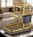 3-Tier Detachable Dish Drying Rack - Multicolor - 1