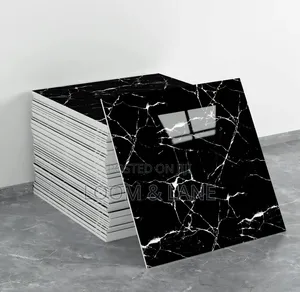 4pc Self-Adhesive PVC Tile Stickers - 60x60cm