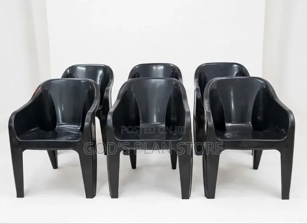 Brand New Plastic Chairs (4 Legs) - 1