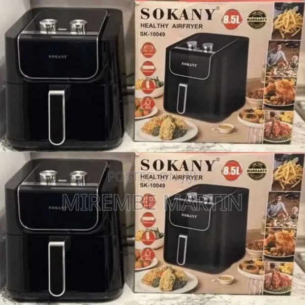 Sokany 8.5 Liters Electric Air Fryer - Black - 1