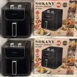 Sokany 8.5 Liters Electric Air Fryer - Black - 1