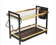 Two-Tier Dish Drying Rack & Countertop Organizer - Multicolor - 2