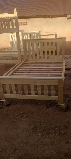 4x6 Plain Wooden Musambya Bed