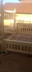 4x6 Plain Wooden Musambya Bed - 2