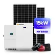 12KW Solar System with 15KWH LiFePO4 Battery & 12x580W Panels - 1
