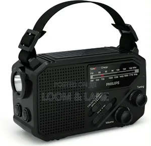 Philips TAR1609 Portable FM/AM Radio with Rechargeable Battery