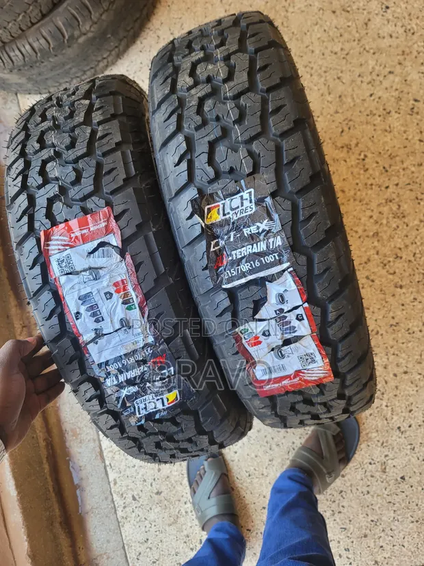 Brand New All-Terrain Tyres for Toyota Harrier/Rav4 (215/70R16) - 1