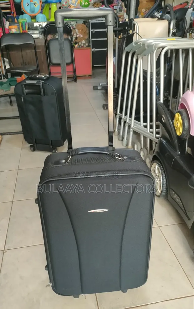 Japanese Black Dunlop Soft-Sided Cabin Suitcase - 1