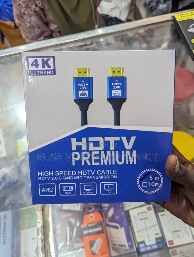 HDTV Premium High Speed 5m HDMI Cable for 4K Ultra HD - 1