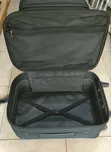 Joy Carry Black Fabric Medium Rolling Suitcase - 4
