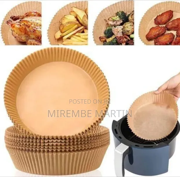 Round Air Fryer Disposable Paper Liners - 1