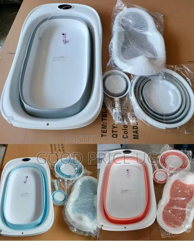 4-in-1 Foldable Baby Bathtub Set - 1