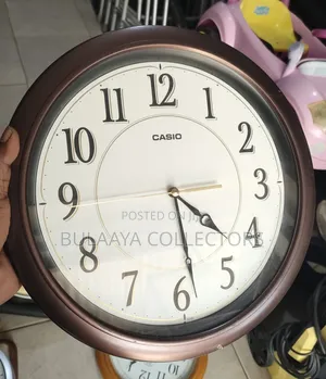 Casio IQ-60-5D Dark Metallic Brown Analog Wall Clock