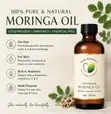 Moringa Oleifera Oil - 100% Pure Cold-Pressed - 2