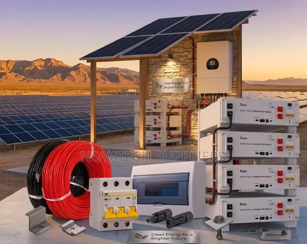 8kW Hybrid Solar System with 20kWh Lithium Battery - 1