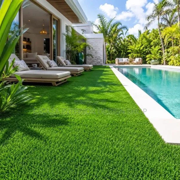 Sure Clean Green Balcony Grass Carpet - 1