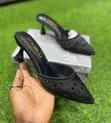 Ladies Classic Heeled Sandals - 1