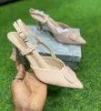 Ladies Classic Heeled Sandals - 5