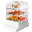 3-Tier Electric Food Steamer with Digital Display & Timer - 2