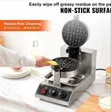 Heavy-Duty Single Round Waffle Maker (Commercial Grade) - 3
