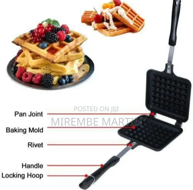 Brand New Lec Non-Electric Waffle Iron - 1