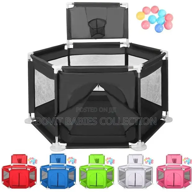 Babies and Toddlers Hexagonal Playpen - 1