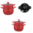 King Two-Tier Non-Stick Steamer and Cooking Pot Set - 1