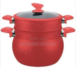 King Two-Tier Non-Stick Steamer and Cooking Pot Set