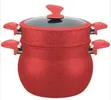 King Two-Tier Non-Stick Steamer and Cooking Pot Set - 2