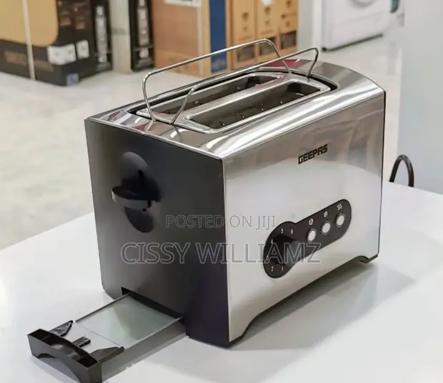 Geepas 900W 2-Slice Bread Toaster - 1
